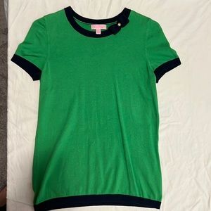 Lilly Pulitzer Green and Navy shirt